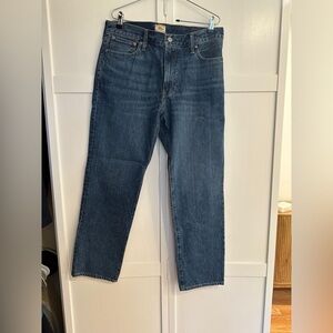 J. Crew Men's Straight Blue Jeans